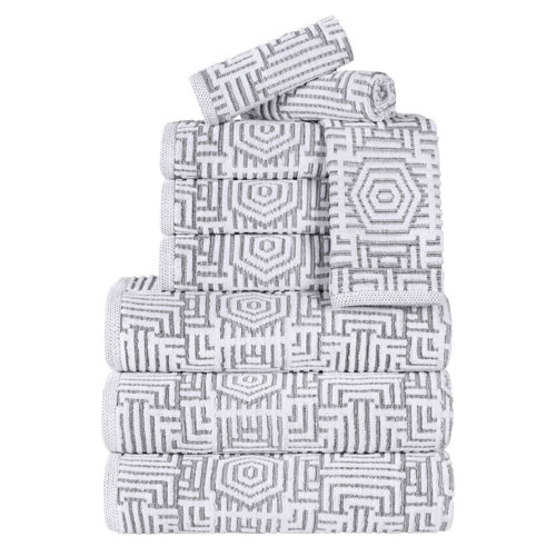 Geometric Bath Towels You'll Love | Wayfair